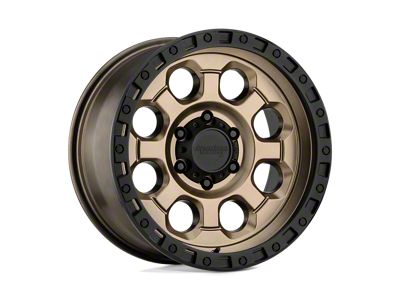 American Racing AR201 Matte Bronze with Black Lip 6-Lug Wheel; 18x9; 0mm Offset (07-13 Silverado 1500)