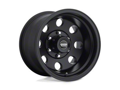 American Racing Baja Satin Black 6-Lug Wheel; 17x9; -12mm Offset (07-13 Silverado 1500)