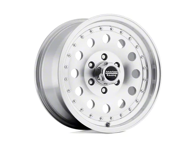 American Racing Outlaw II Machined 6-Lug Wheel; 18x8; 0mm Offset (07-13 Silverado 1500)