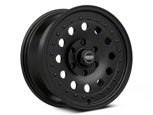 American Racing AR62 Outlaw II Satin Black 6-Lug Wheel; 17x8; 0mm Offset (07-14 Tahoe)