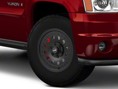 American Racing AR62 Outlaw II Satin Black 6-Lug Wheel; 17x8; 30mm Offset (07-14 Yukon)
