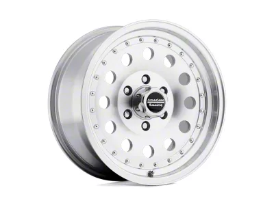 American Racing Outlaw II Machined 8-Lug Wheel; 18x8; 0mm Offset (08-10 F-350 Super Duty SRW)