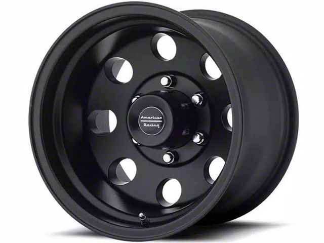 American Racing Baja Satin Black 8-Lug Wheel; 17x9; -12mm Offset (11-16 F-350 Super Duty SRW)