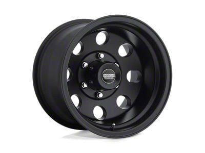 American Racing Baja Satin Black 6-Lug Wheel; 17x9; -12mm Offset (15-20 Tahoe)