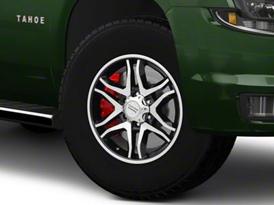 American Racing Mainline Gloss Black Machined 6-Lug Wheel; 18x8.5; 12mm Offset (15-20 Tahoe)