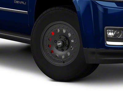 American Racing AR62 Outlaw II Satin Black 6-Lug Wheel; 17x8; 30mm Offset (15-20 Yukon)