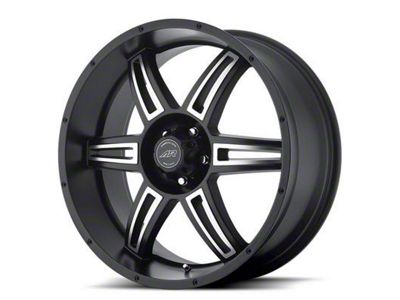 American Racing AR890 Satin Black Machined 6-Lug Wheel; 20x8.5; 35mm Offset (15-20 Yukon)