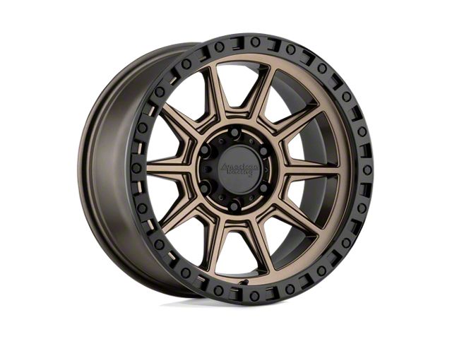 American Racing AR202 Matte Bronze with Black Lip 6-Lug Wheel; 18x9; 0mm Offset (19-23 Ranger)