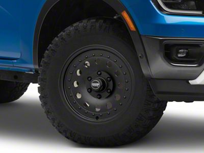 American Racing AR62 Outlaw II Satin Black 6-Lug Wheel; 17x8; 0mm Offset (24-25 Ranger)