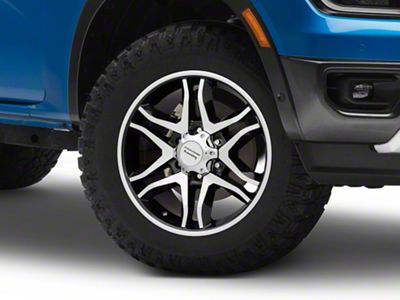 American Racing Mainline Gloss Black Machined 6-Lug Wheel; 18x8.5; 12mm Offset (24-25 Ranger)