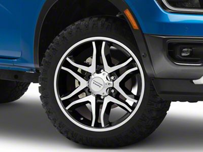 American Racing Mainline Gloss Black Machined 6-Lug Wheel; 20x8.5; 15mm Offset (24-25 Ranger)