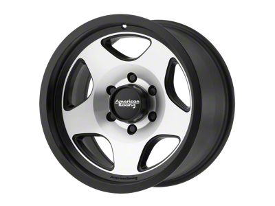 American Racing MOD 12 Satin Black Machined 8-Lug Wheel; 17x9; 18mm Offset (99-07 F-250 Super Duty)