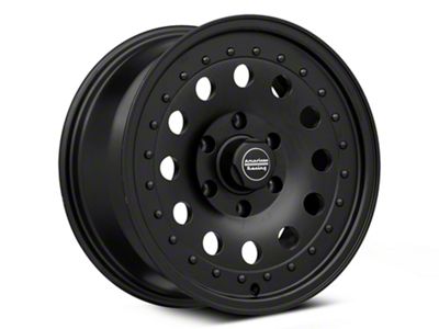 American Racing AR62 Outlaw II Satin Black 6-Lug Wheel; 17x8; 18mm Offset (99-06 Sierra 1500)