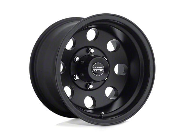 American Racing Baja Satin Black 6-Lug Wheel; 17x9; -12mm Offset (99-06 Sierra 1500)