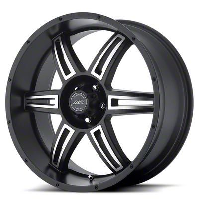 American Racing Silverado 1500 AR890 Satin Black Machined 6-Lug Wheel ...
