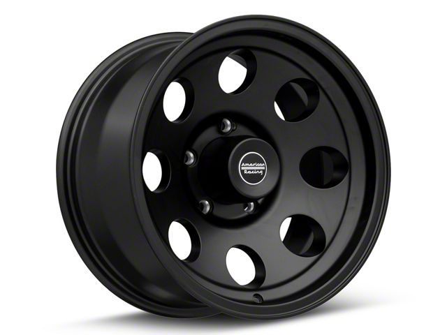 American Racing AR172 Baja Satin Black 5-Lug Wheel; 15x8; -19mm Offset (02-08 RAM 1500, Excluding Mega Cab)