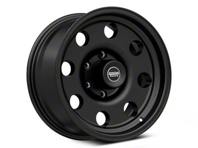 American Racing AR172 Baja Satin Black 6-Lug Wheel; 17x8; 0mm Offset (23-25 Canyon)