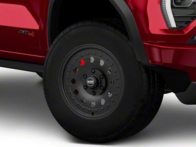 American Racing AR62 Outlaw II Satin Black 6-Lug Wheel; 17x8; 18mm Offset (23-25 Canyon)