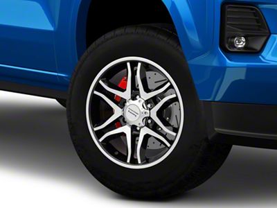 American Racing Mainline Gloss Black Machined 6-Lug Wheel; 18x8.5; 30mm Offset (23-26 Colorado)