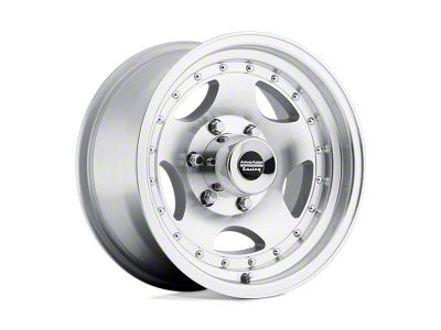 American Racing AR23 Machined 5-Lug Wheel; 15x7; -6mm Offset (87-90 Dakota)