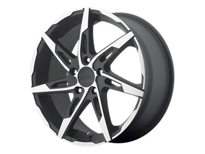 American Racing AR900 Satin Black Machined 5-Lug Wheel; 18x7.5; 45mm Offset (87-90 Dakota)
