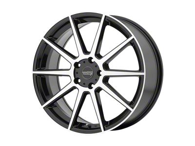 American Racing AR908 Gloss Black Machined 5-Lug Wheel; 18x8; 40mm Offset (87-90 Dakota)