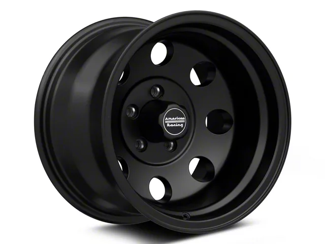 American Racing Baja Satin Black 5-Lug Wheel; 16x10; -25mm Offset (05-11 Dakota)