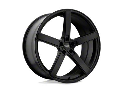 American Racing Blockhead Satin Black 5-Lug Wheel; 20x10.5; 45mm Offset (87-90 Dakota)