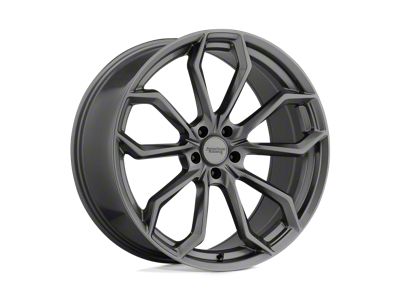 American Racing Splitter Graphite 5-Lug Wheel; 20x10.5; 45mm Offset (87-90 Dakota)