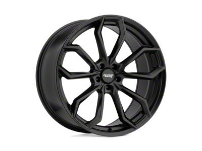 American Racing Splitter Satin Black 5-Lug Wheel; 20x10.5; 45mm Offset (87-90 Dakota)