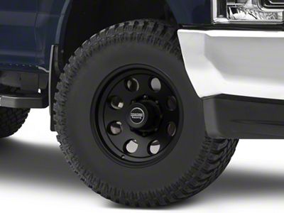 American Racing Baja Satin Black 8-Lug Wheel; 17x8; 0mm Offset (17-22 F-250 Super Duty)