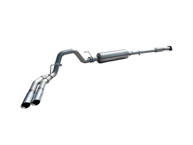American Racing Headers 3.50-Inch Single Exhaust System with Dual Polished Tips; Side Exit (11-14 5.0L F-150)
