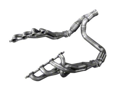 American Racing Headers 1-3/4-Inch Catted Long Tube Headers; Long System (19-24 6.2L Sierra 1500)