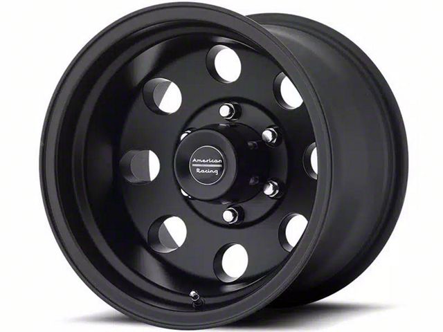 American Racing AR172 Baja Satin Black 8-Lug Wheel; 17x9; -12mm Offset (06-08 RAM 1500 Mega Cab)