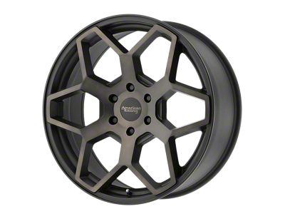 American Racing AR916 Satin Black with Dark Tint Clear Coat 6-Lug Wheel; 18x8.5; 35mm Offset (19-24 RAM 1500)