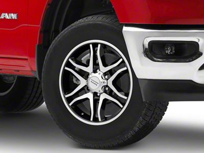 American Racing Mainline Gloss Black Machined 6-Lug Wheel; 18x8.5; 30mm Offset (19-25 RAM 1500)