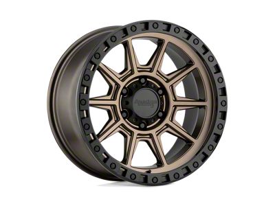 American Racing AR202 Matte Bronze with Black Lip 6-Lug Wheel; 16x8; 0mm Offset (24-25 Ranger)