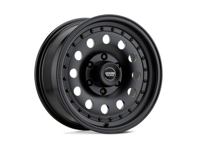 American Racing Ranger Rims American Racing Wheels Ranger Outlaw II Satin Black 6-Lug Wheel; 16x8 ...