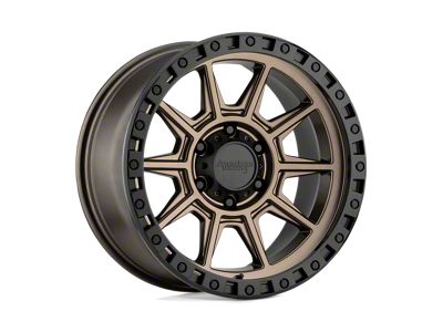 American Racing AR202 Matte Bronze with Black Lip 6-Lug Wheel; 18x9; 0mm Offset (19-25 Sierra 1500)