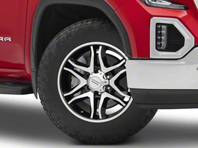 American Racing Mainline Gloss Black Machined 6-Lug Wheel; 20x8.5; 35mm Offset (19-25 Sierra 1500)
