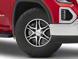 American Racing Mainline Gloss Black Machined 6-Lug Wheel; 17x8; 25mm Offset (19-25 Sierra 1500)