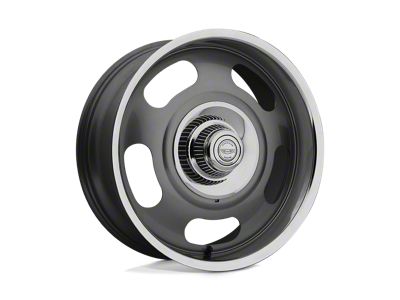 American Racing VN506 Mag Gray Center with Polished Lip 6-Lug Wheel; 20x9.5; 0mm Offset (19-26 Sierra 1500)
