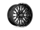 American Racing Baja Satin Black 8-Lug Wheel; 16x10; -25mm Offset (07-10 Sierra 3500 HD SRW)