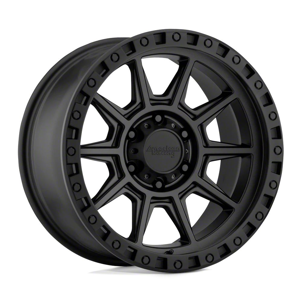 American Racing Silverado 1500 AR202 Cast Iron Black 6-Lug Wheel; 17x9 ...