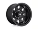 American Racing Baja Satin Black 6-Lug Wheel; 17x9; -12mm Offset (19-24 Silverado 1500)