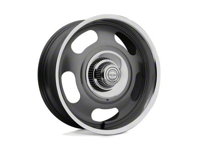 American Racing VN506 Mag Gray Center Polished Lip Wheel; 20x9.5; 0mm Offset (19-24 Silverado 1500)