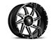 American Truxx Vortex Gloss Black Machined 6-Lug Wheel; 20x10; -24mm Offset (04-08 F-150)