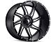American Truxx Vortex Gloss Black Milled 6-Lug Wheel; 20x10; -24mm Offset (04-08 F-150)