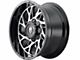 American Truxx Destiny Gloss Black Machined 6-Lug Wheel; 20x9; 0mm Offset (07-13 Sierra 1500)