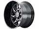 American Truxx Destiny Gloss Black Milled 6-Lug Wheel; 20x10; -24mm Offset (07-13 Silverado 1500)